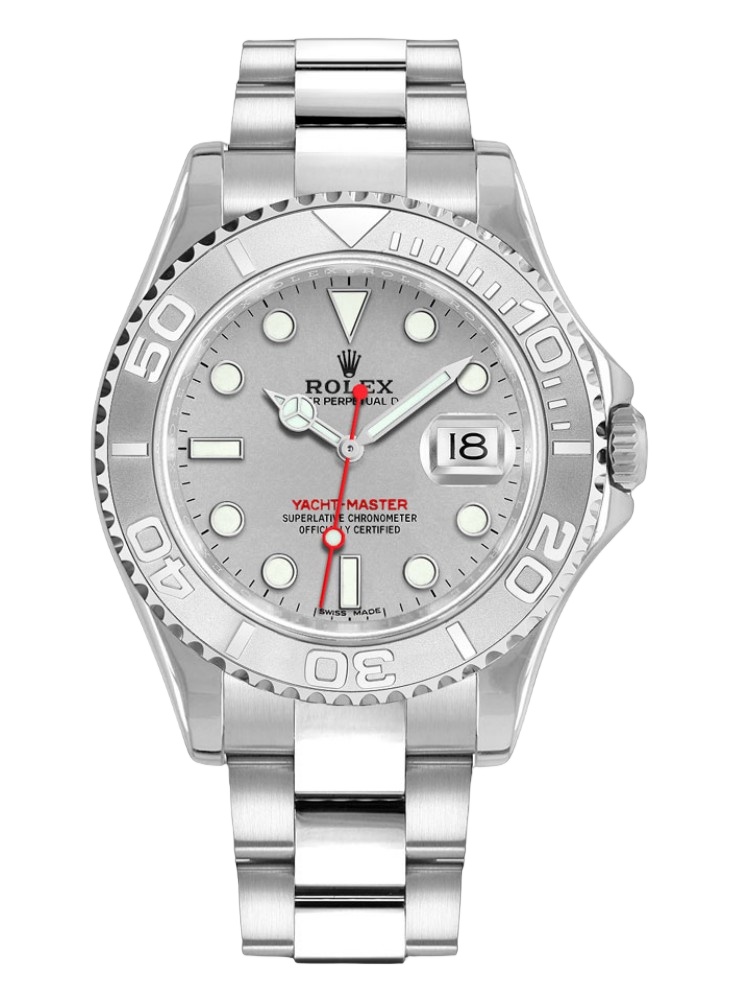 【Super Clone】Rolex Yacht Master 16622 Silver Dial 40mm Mens Replica Ratch