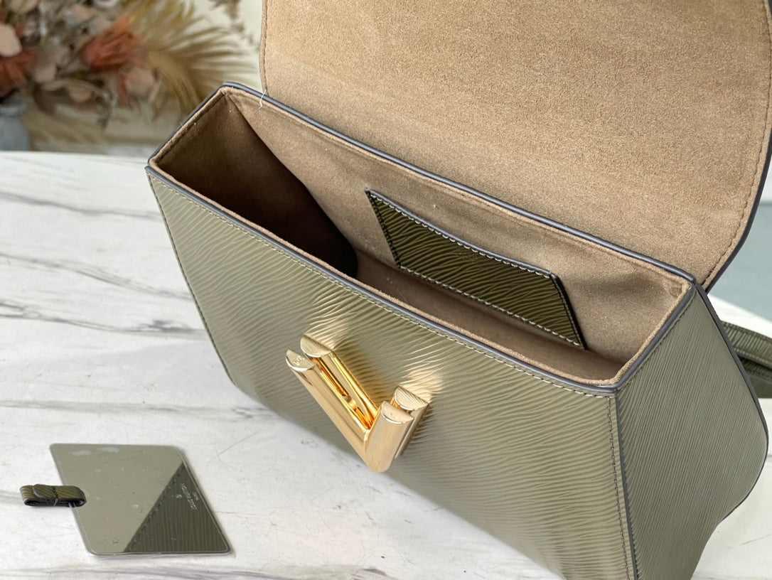 Louis Vuitton Twist Mm 23Cm Khaki