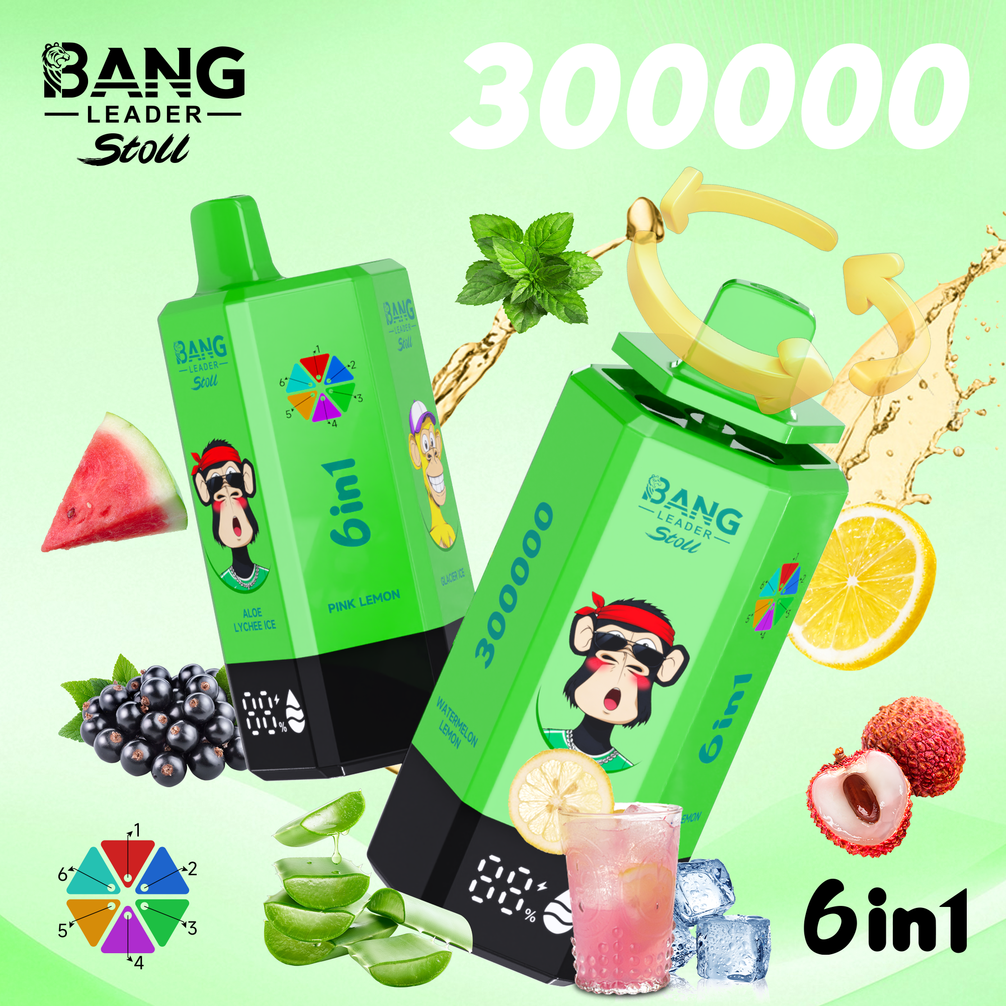 BANG LEADER STOLL 300K Puffs