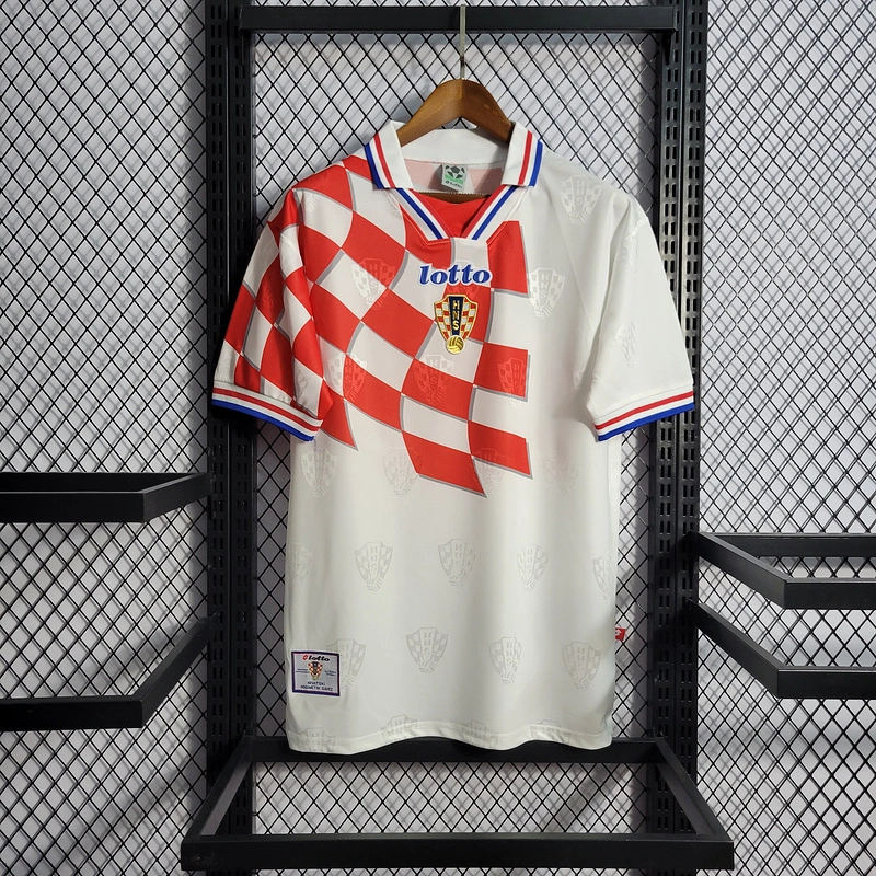 Retro 1998 Croatia Home Football jersey retro