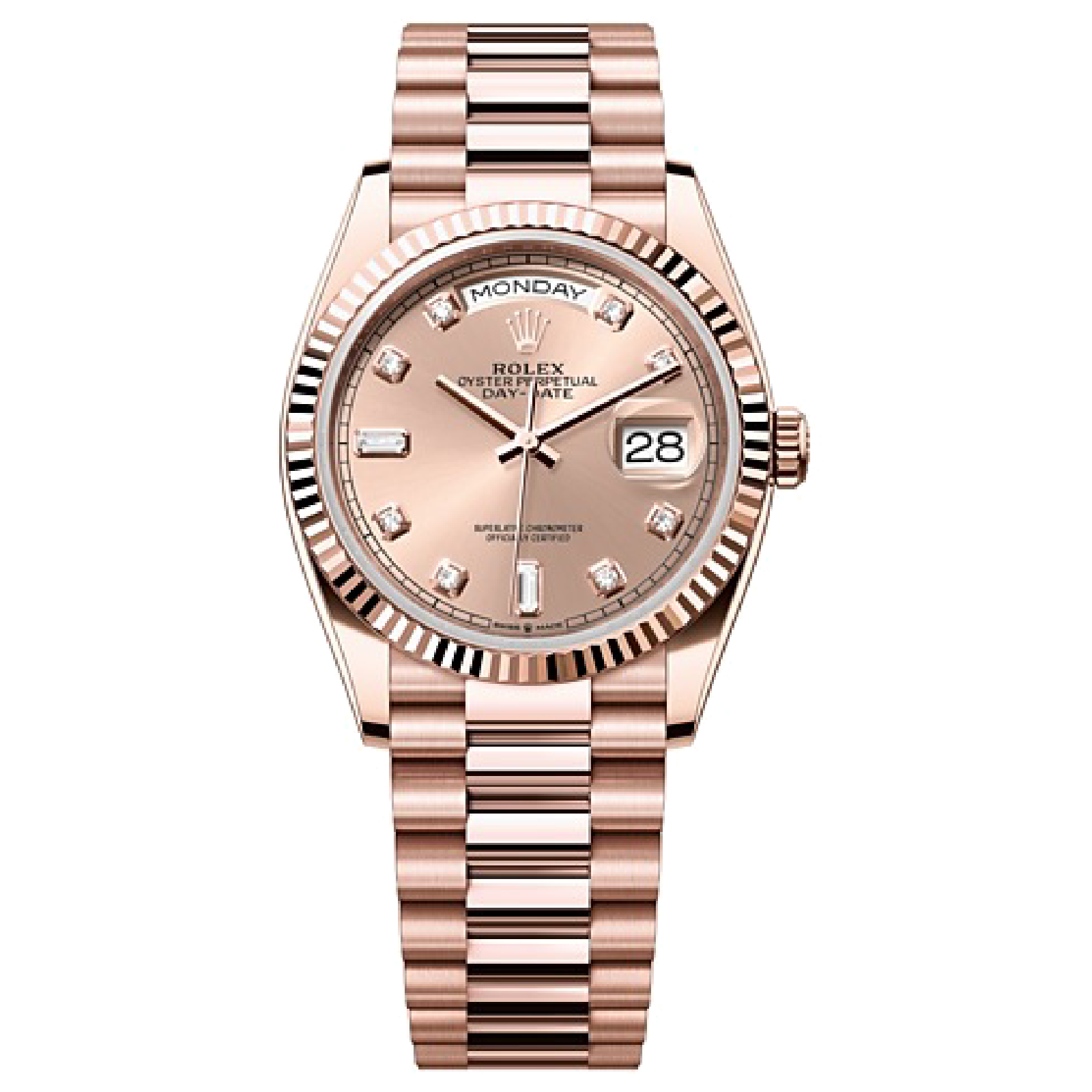 Rolex DAY-DATE Oyster, 36 mm, Everose gold M128235-0009