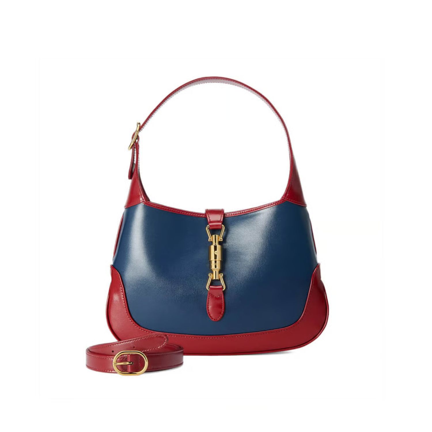 Gucci Jackie 1961 Small Shoulder Bag in Navy Leather 28cm