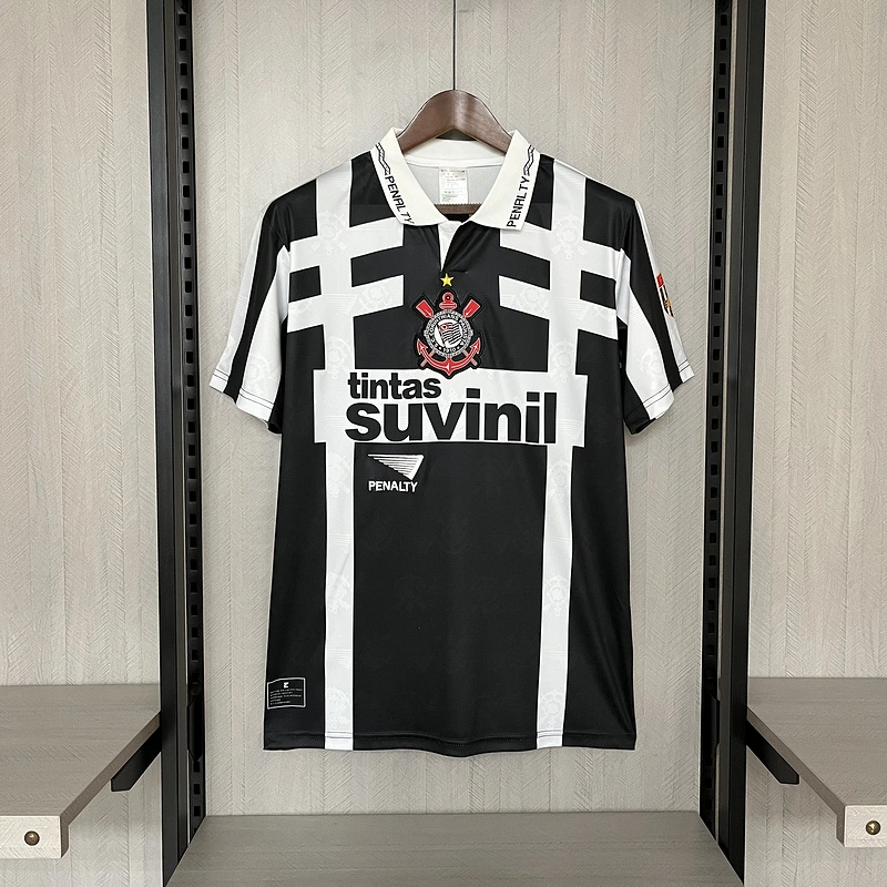 Retro 1995-96 Corinthians Third Away Football jersey retro