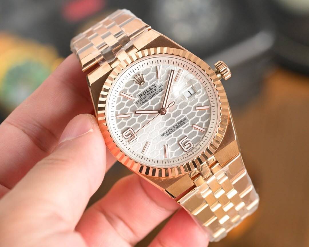 [Superclone] Rolex Land-Dweller 40mm Intense White Dial Flat Jubilee 127335
