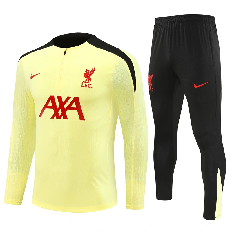 2024-25 Liverpool Half-Pull Training Suit Jersey Set