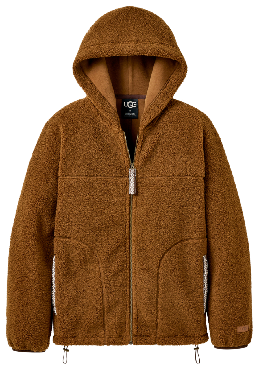 UGG Braid Full-Zip Hoodie