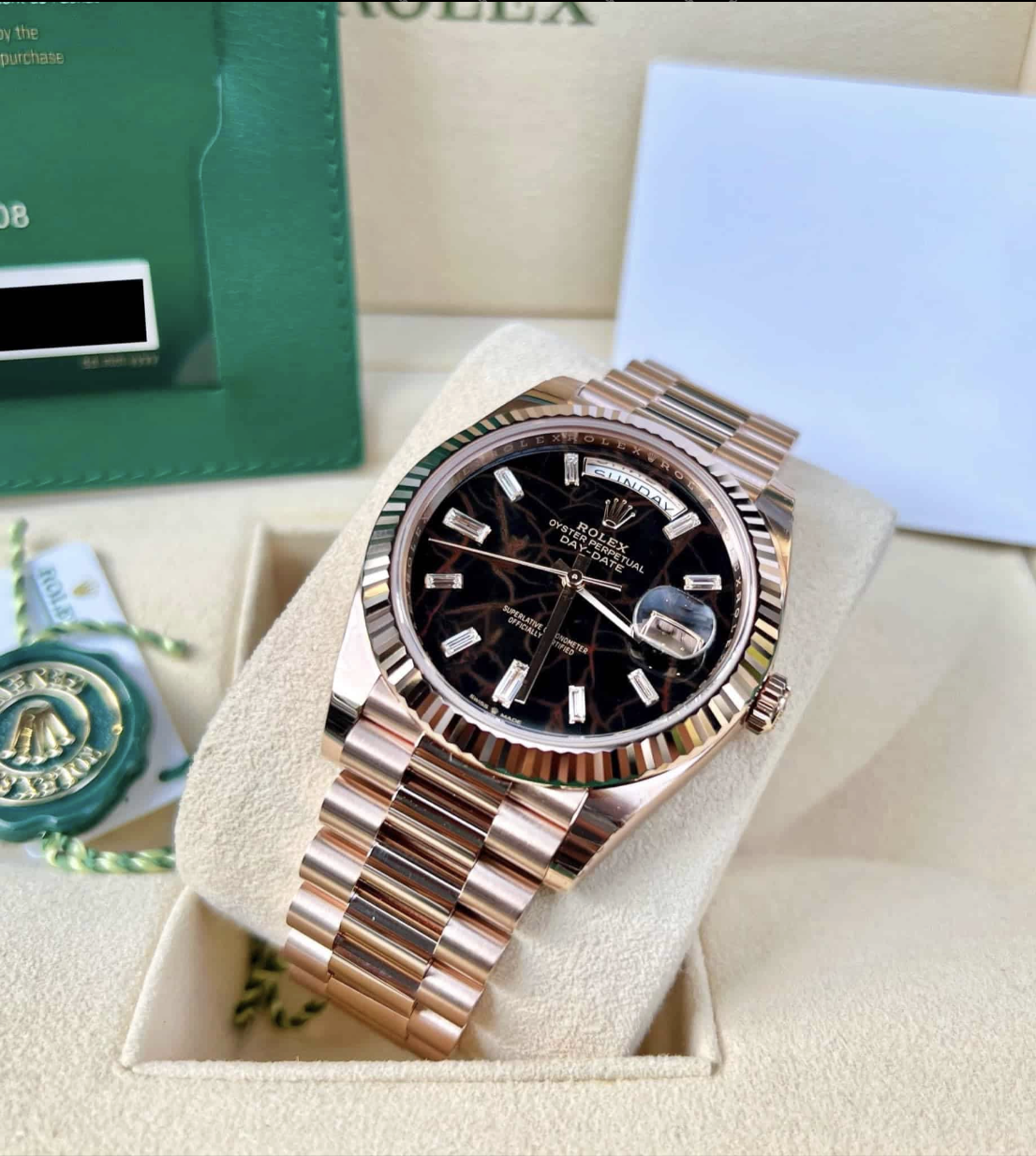 [Superclone] Rolex Day-Date 40mm Eisenkiesel Dial President 228235