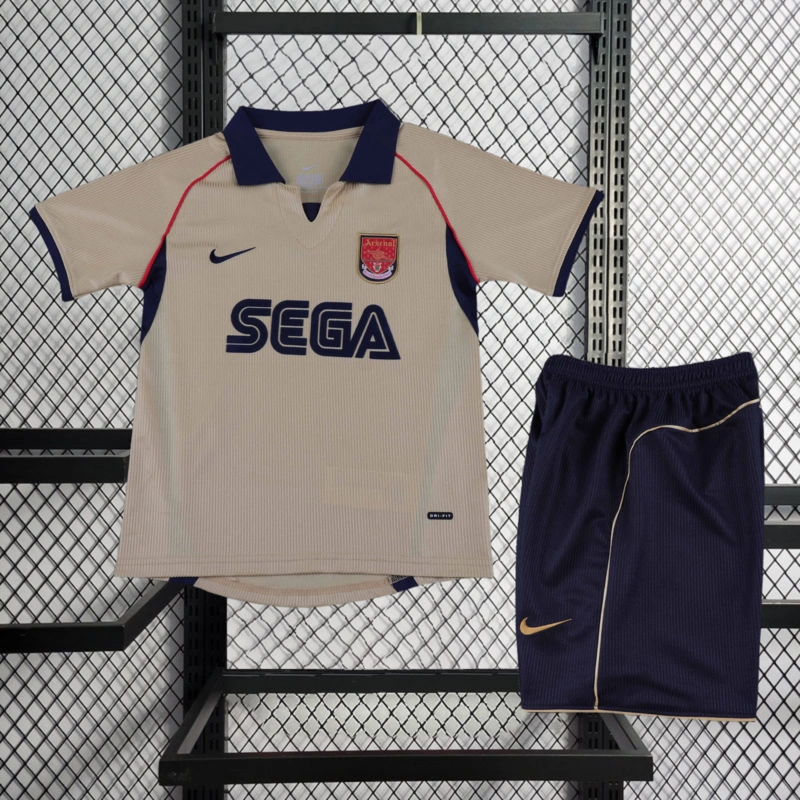 Retro KIDS 2001-02 KIDS Arsenal away Football jersey retro