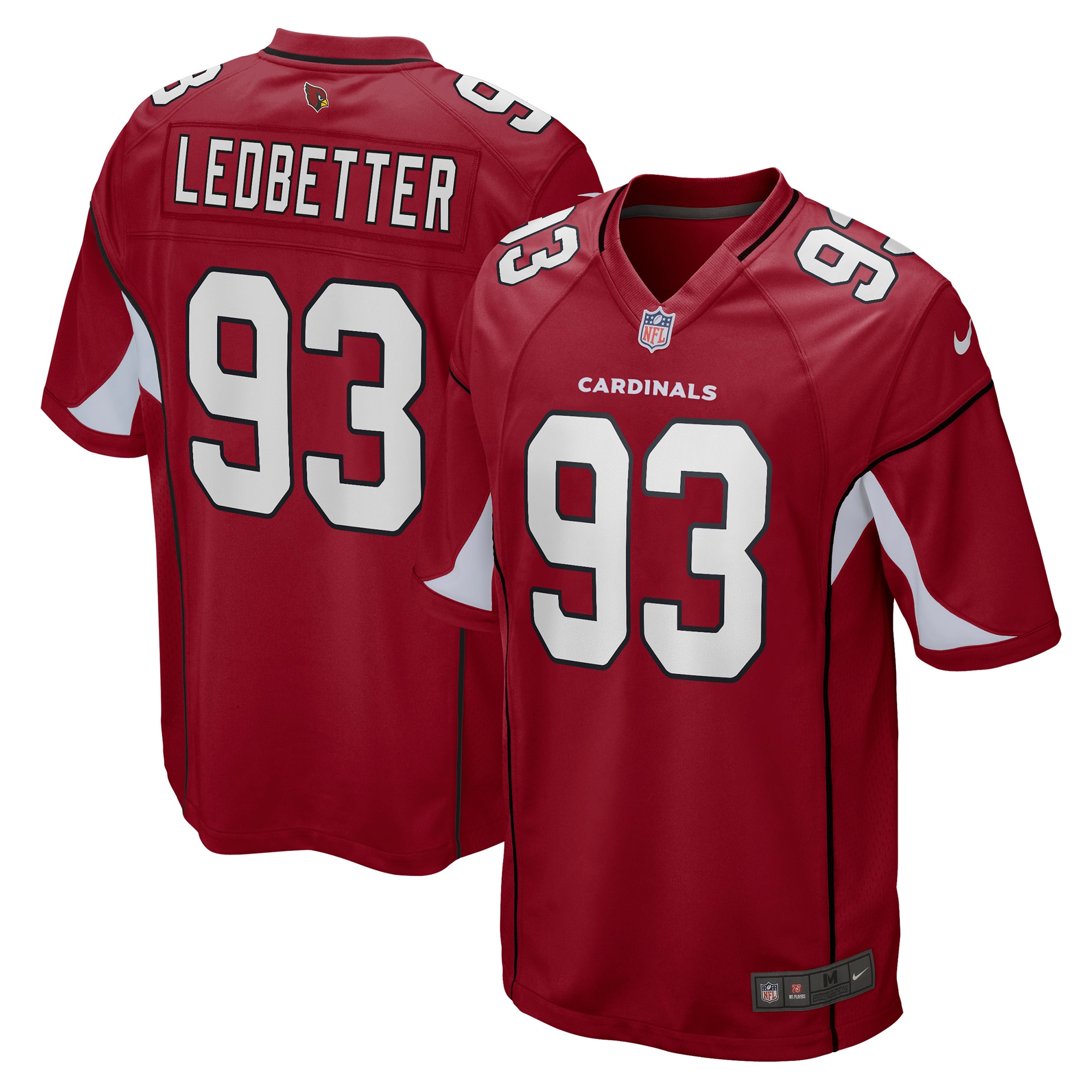 Jonathan Ledbetter Arizona Cardinals Nike Game Jersey - Cardinal