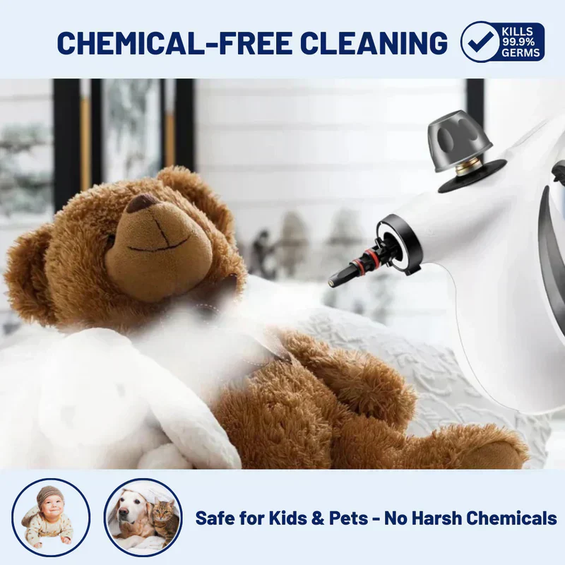 ⏳LAST DAY SALE 38% OFF!!🔥Pressurized Handheld Multi-Surface Natural Steam Cleaner with 12 pcs Accessories