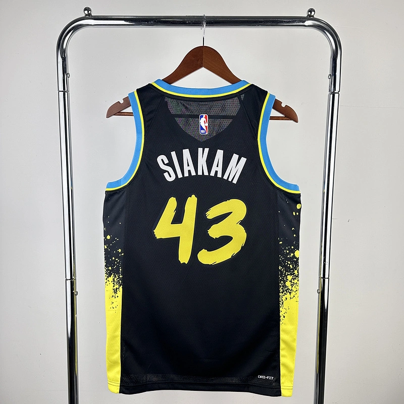 2024 NBA Indiana Pacers 43 SIAKAM Basketball Jersey