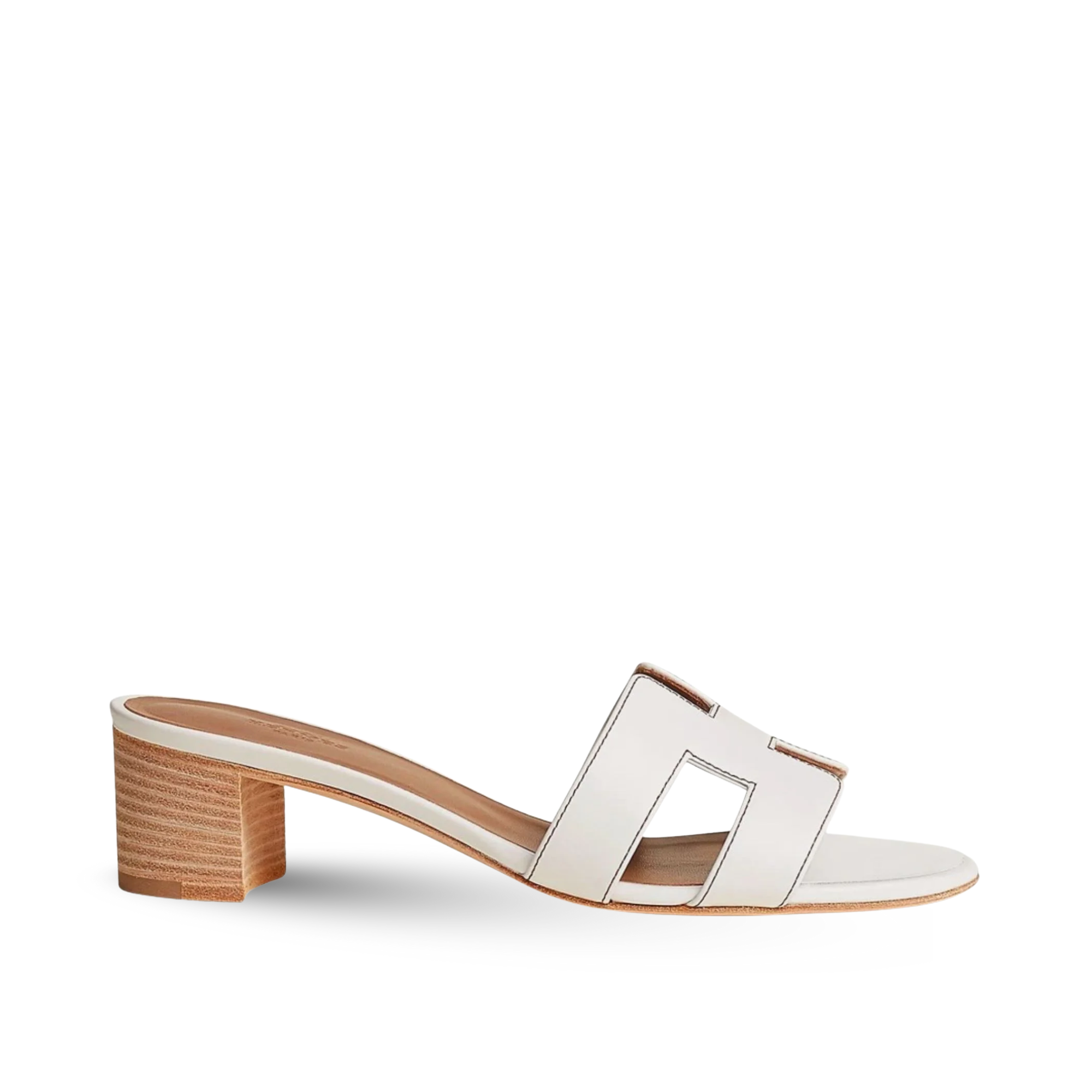 Hermes Oasis Sandals In White