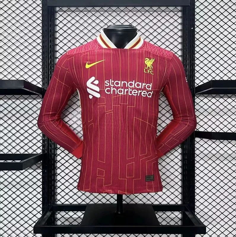 Player 2024-25 Liverpool Home Long Sleeves Football jersey