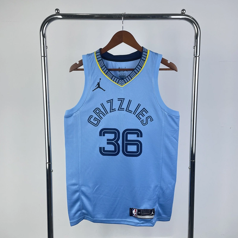 2021 NBA Memphis Grizzlies 36 SMART Basketball Jersey