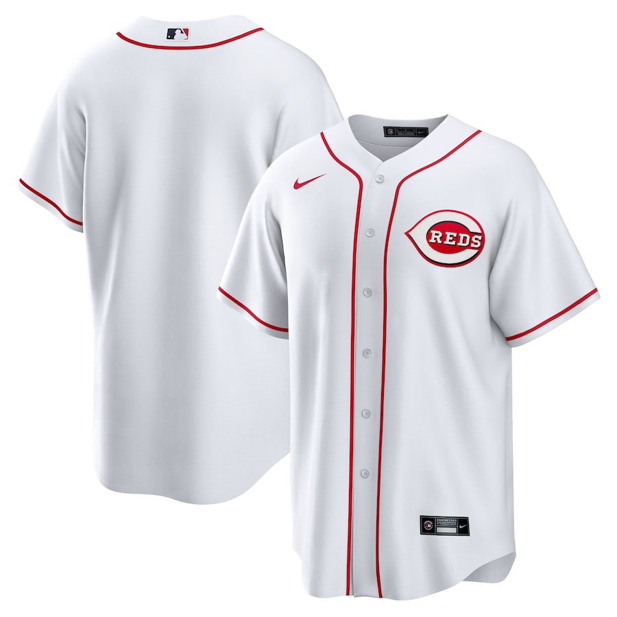 Cincinnati Reds Home Blank Jersey White