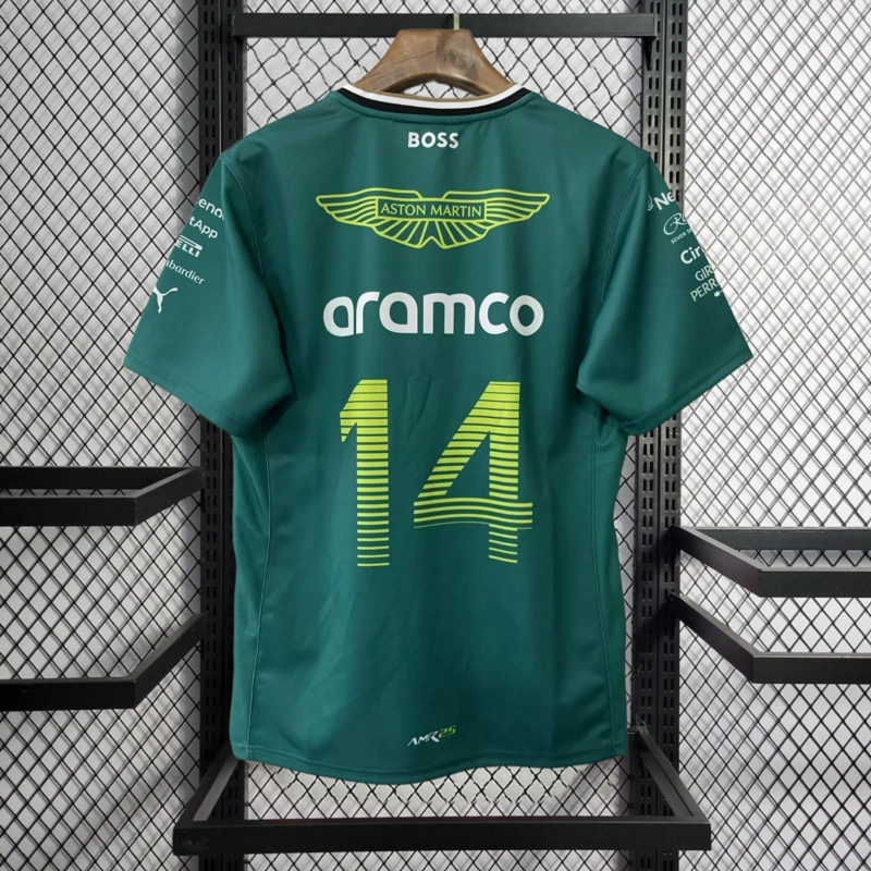2025 F1 Aston Martin t-shirt #14 Racing Suit