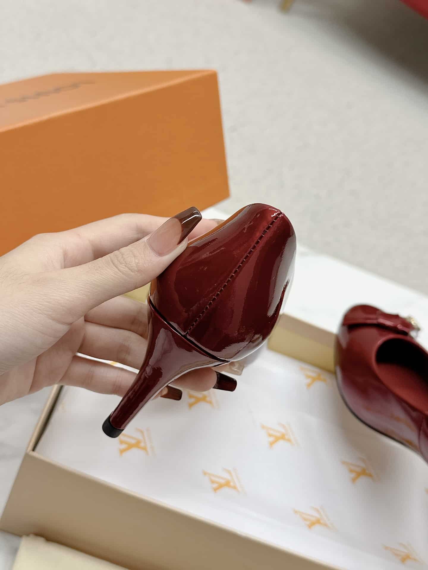 Louis Vuitton Fiancee Pumps Red