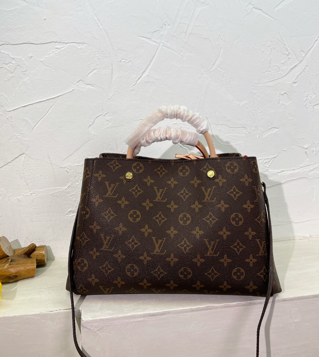 Louis Vuitton Montaigne MM Brown 35Cm M41056