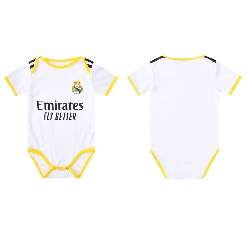 League club National team baby  football jersey crawling Kids suit Soccer jersey New baby Gift - JerseyFun