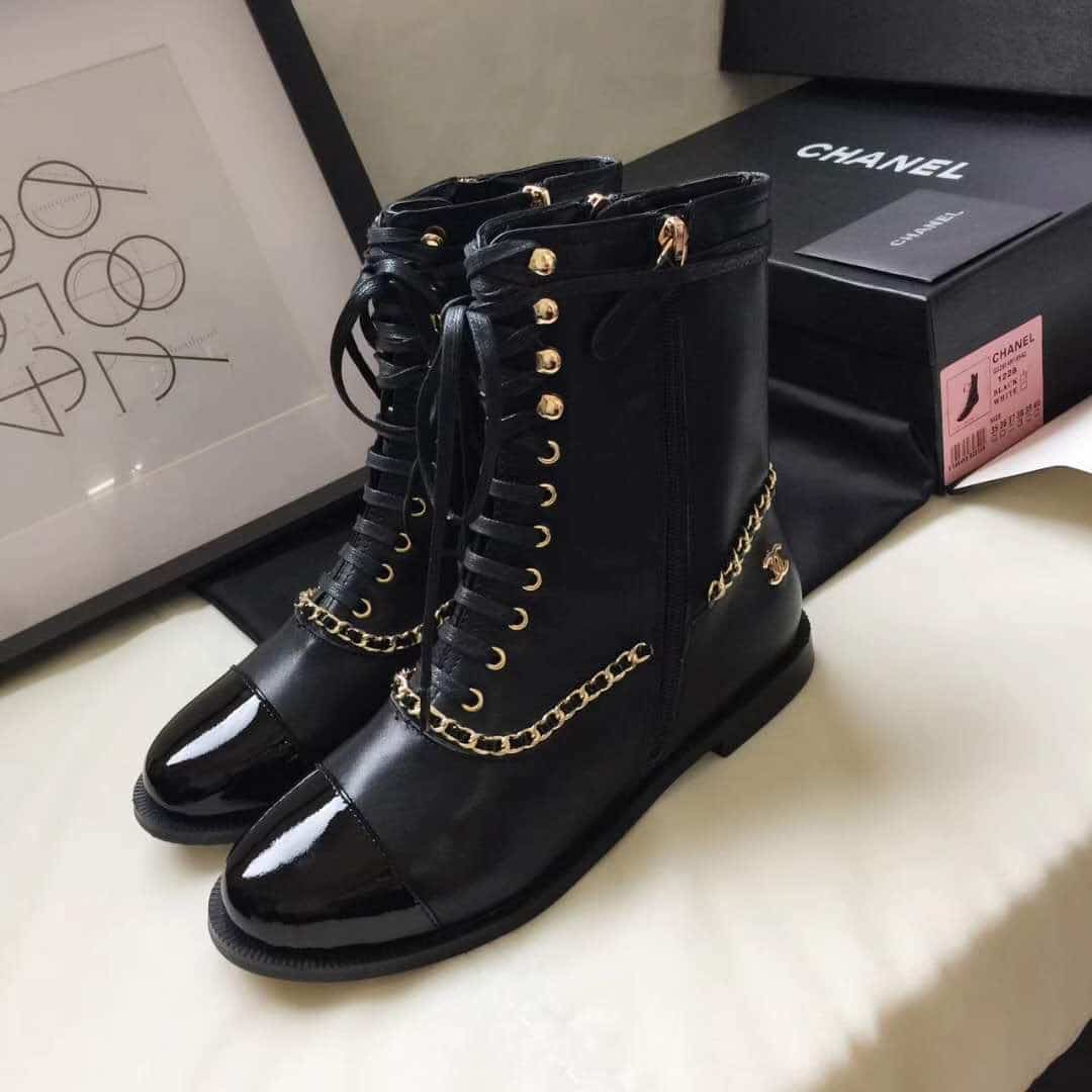 Chanel Women’S Botas Para Mujer Black