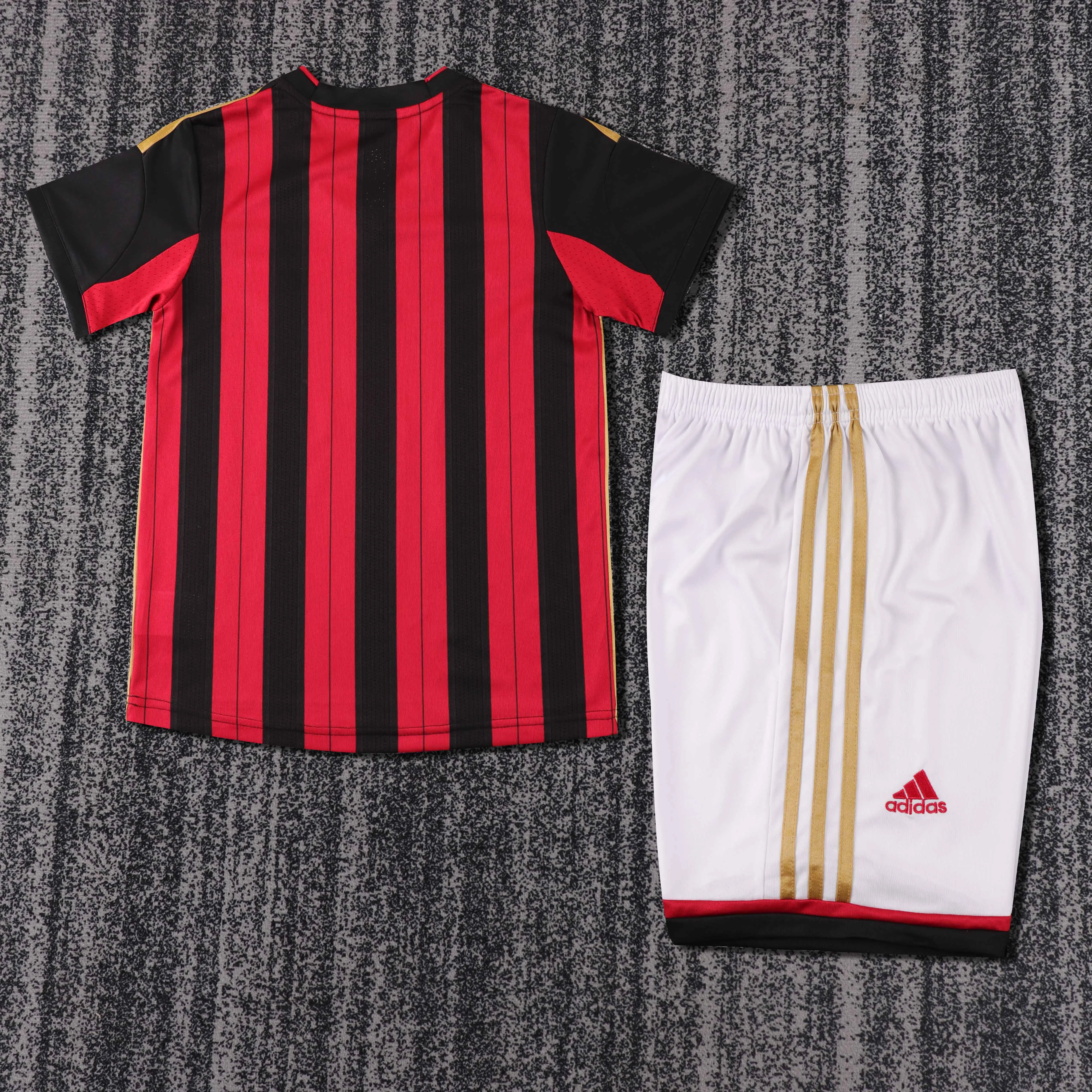 Retro Kids 2013-14 Kids AC Milan Home Kit Football jersey