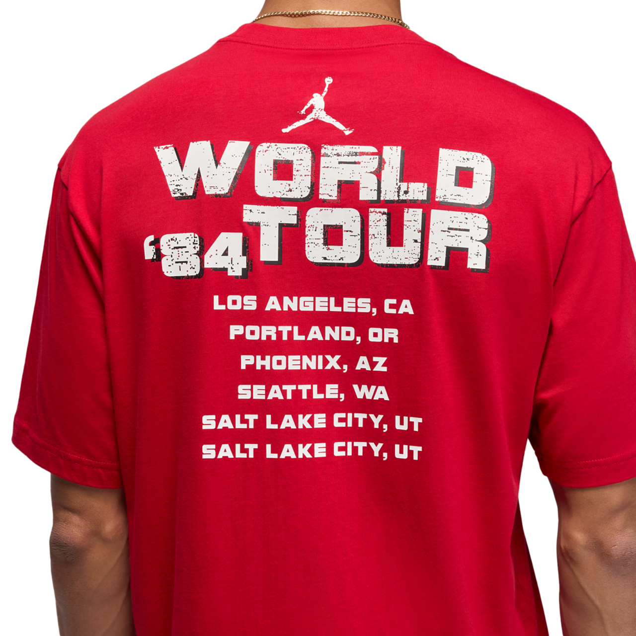 Jordan NC World Tour Short Sleeve Crewneck