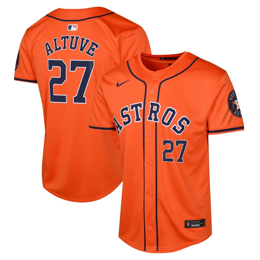 Jose Altuve Houston Astros Youth Alternate Limited Player Jersey  Orange