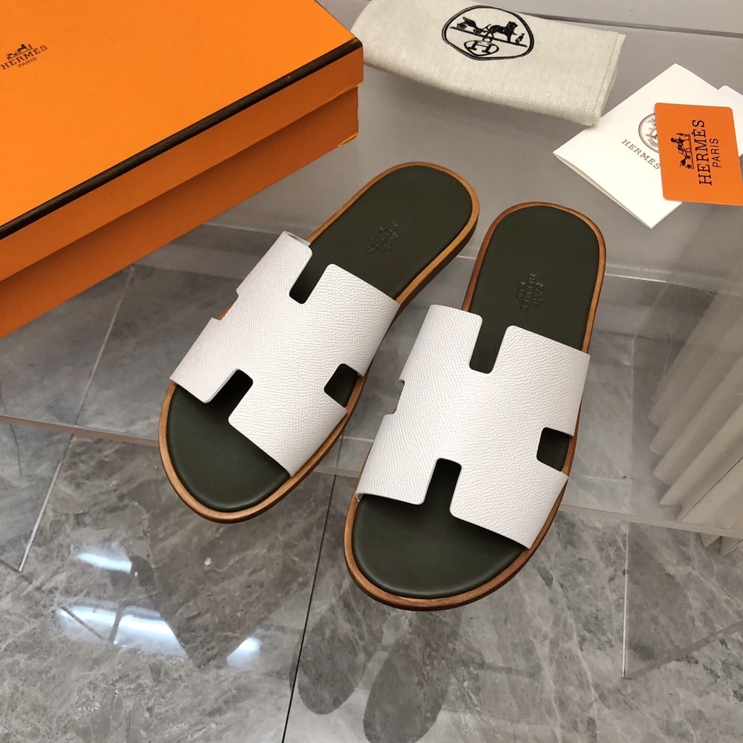 Hermes Izmir Sandal Beige Glaise