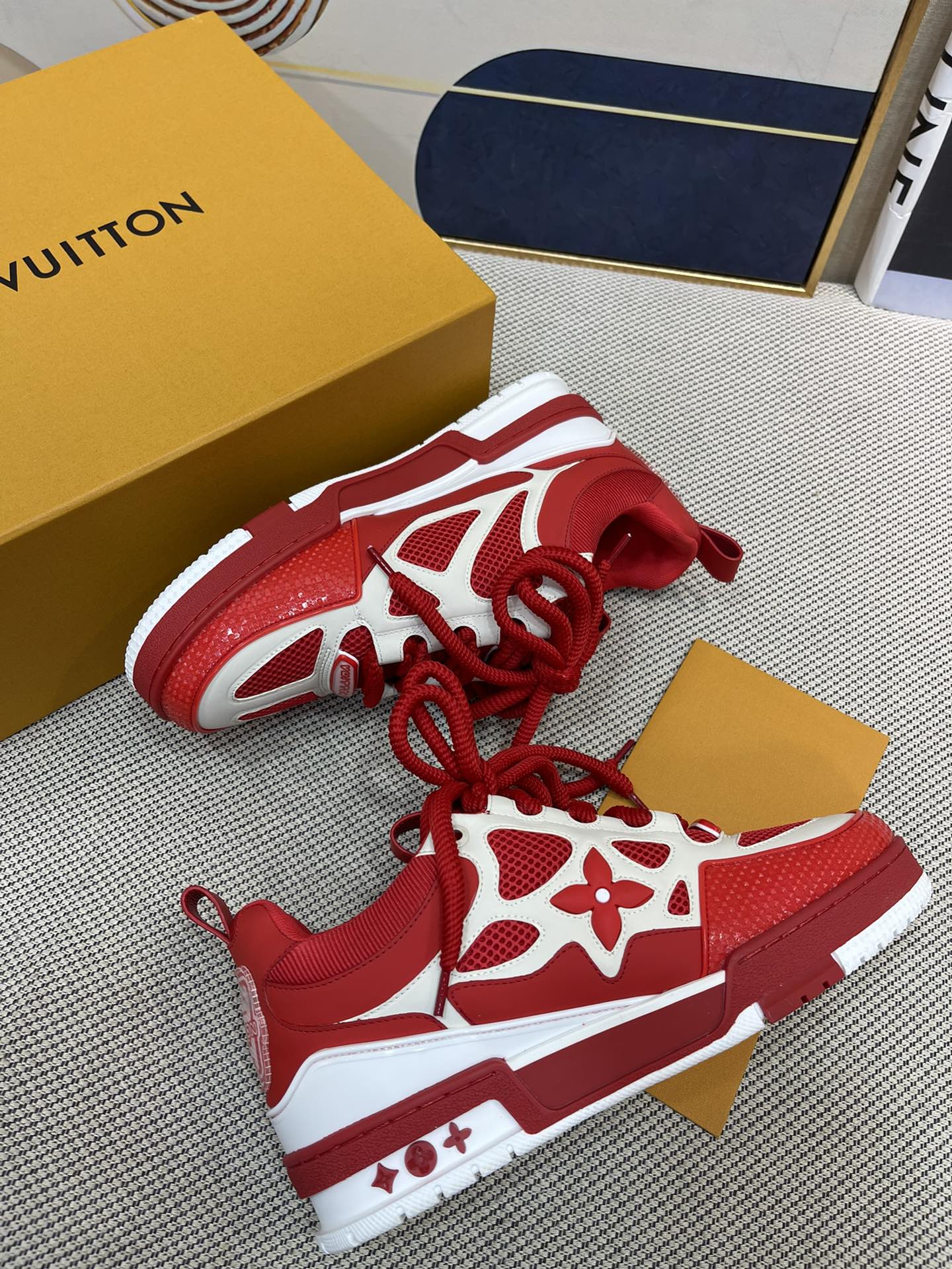 Louis Vuitton Lv Skate Sneaker Red