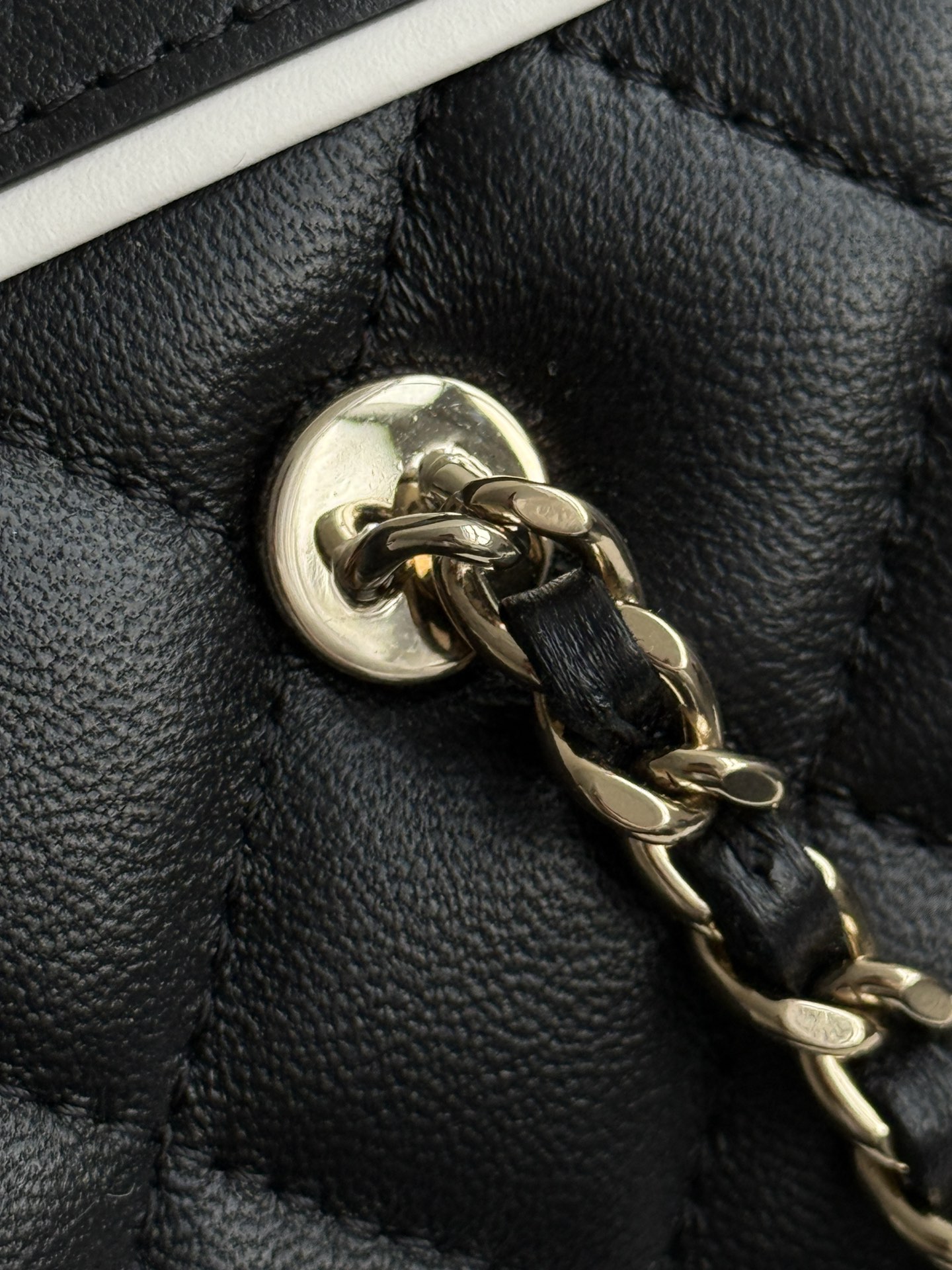 Chanel Spring Summer 2025 Pre-collection Clutch With Chain Lambskin Black 18.5cm/ 7.3inches