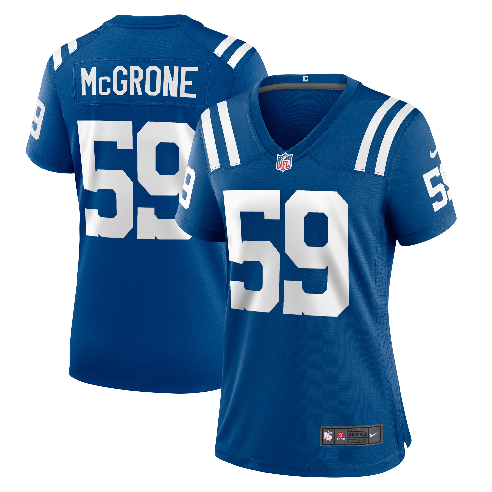 Cameron McGrone Indianapolis Colts Nike Women's Team Game Jersey -  Royal