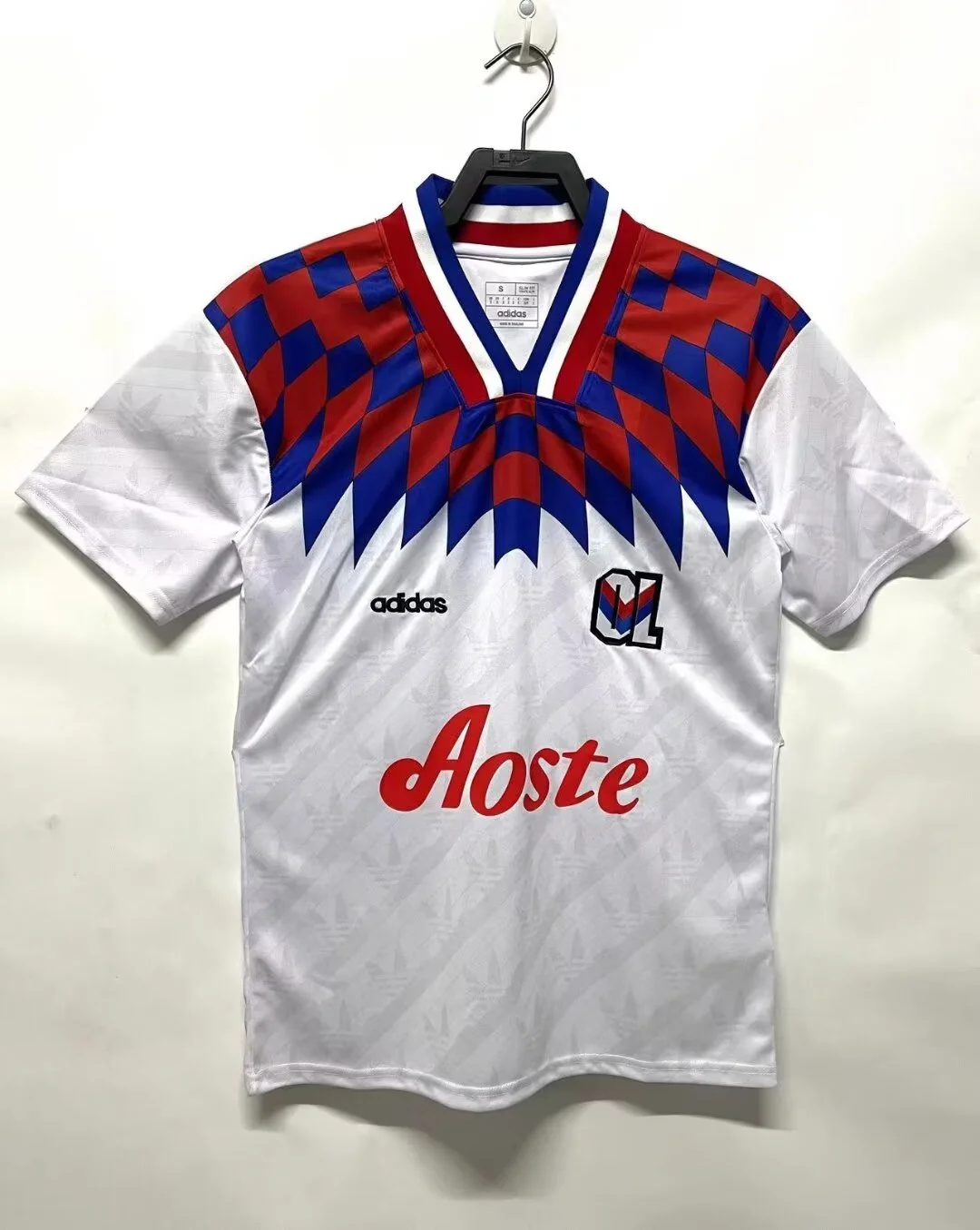 retro 1995-96 Lyon Home football jersey retro