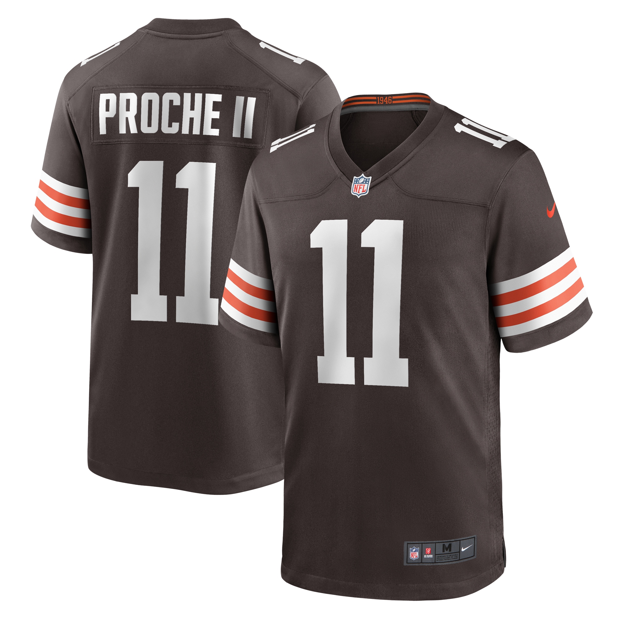 James Proche II Cleveland Browns Nike Game Jersey - Brown