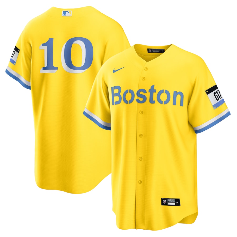 Trevor Story Boston Red Sox City Connect Player Jersey Gold