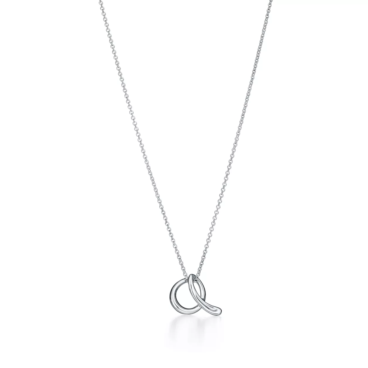 Tiffany 10634067 Elsa Peretti Small Alphabet Pendant Sterling Silver