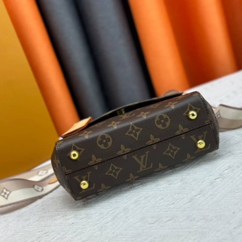 Louis Vuitton Cluny Mini Monogram Canvas Brown 20Cm M46055