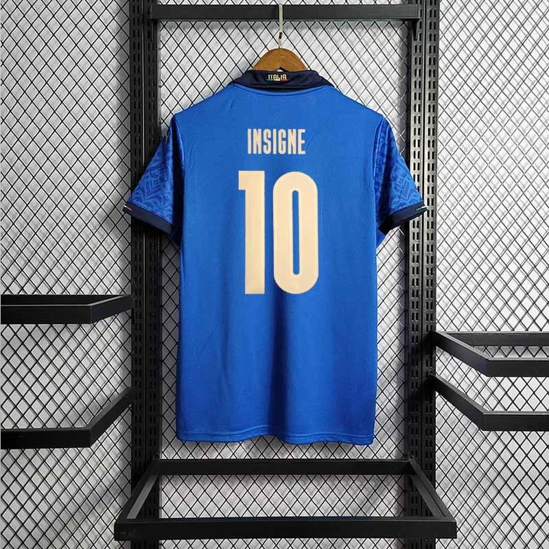 2020 Italy home BERNARDESCHI IMMOBILE CHIESA CHIELLINI ZANIOLO INSIGNE Shirt  Football jersey
