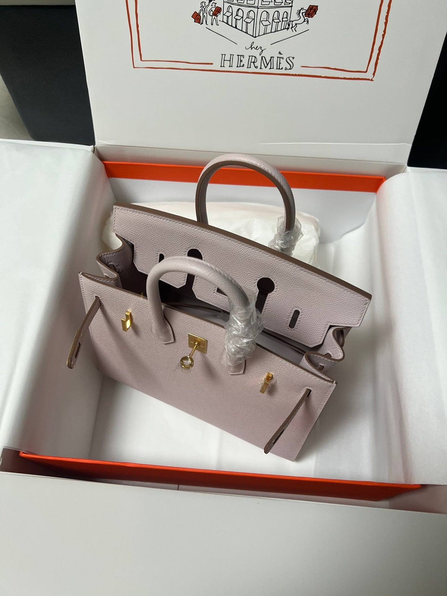Hermes Birkin Sellier Light Pink Epsom Leather Gold Hardware