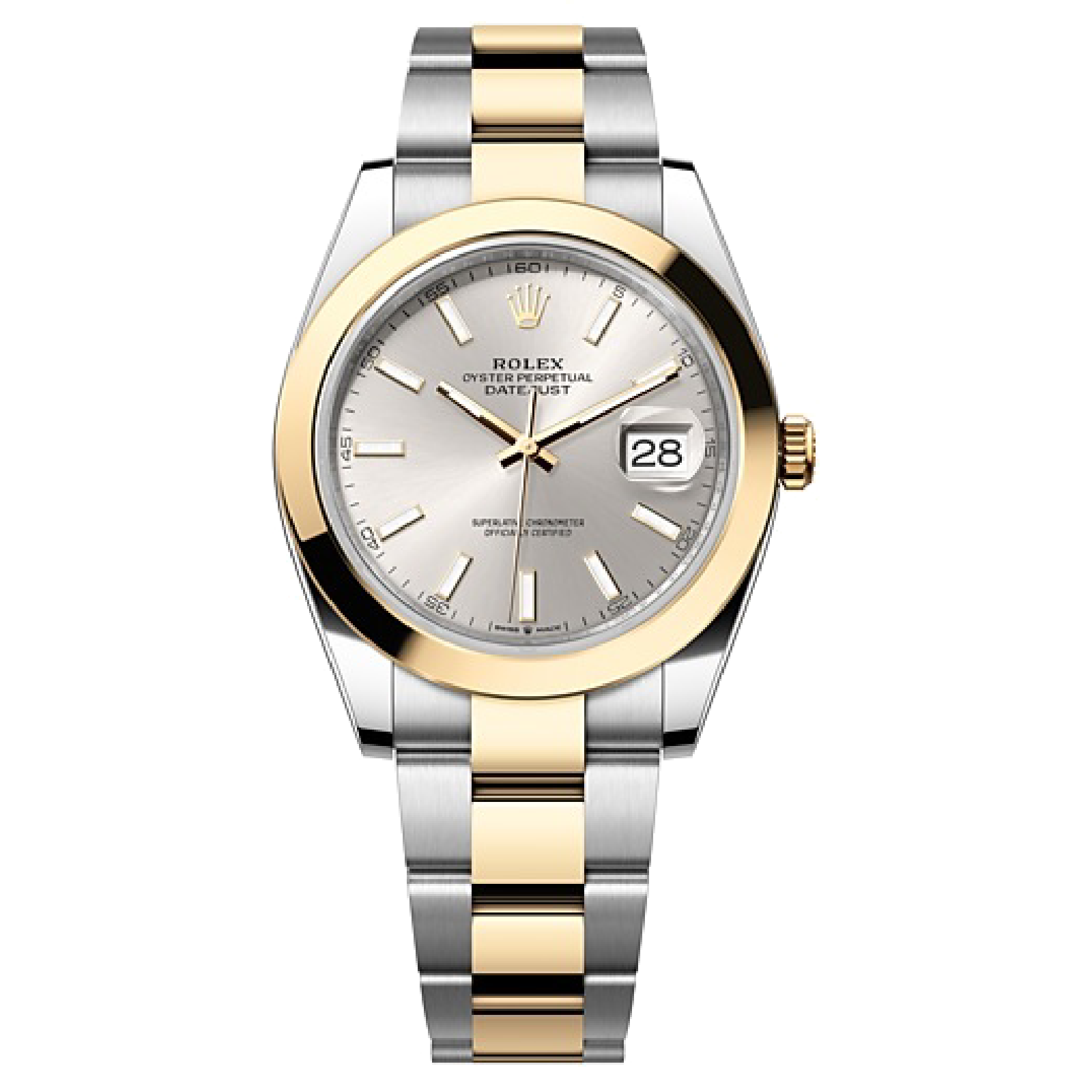Rolex DATEJUST Oyster, 41 mm, Oystersteel and yellow gold M126303-0001