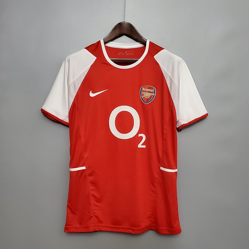 Retro 2002-04 Arsenal home  BERGKAMP ADAMS HENRY Football jersey retro