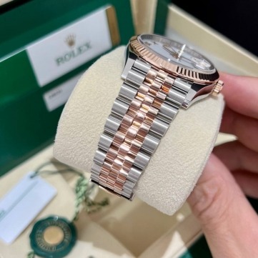 [Superclone] Rolex Datejust 36mm White Dial Everose Jubilee 126231
