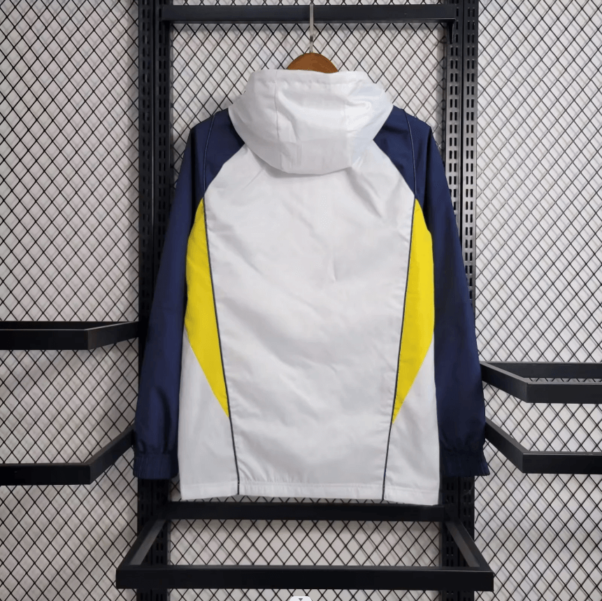 2023/2024 Real Madrid Windbreaker White Soccer Jersey