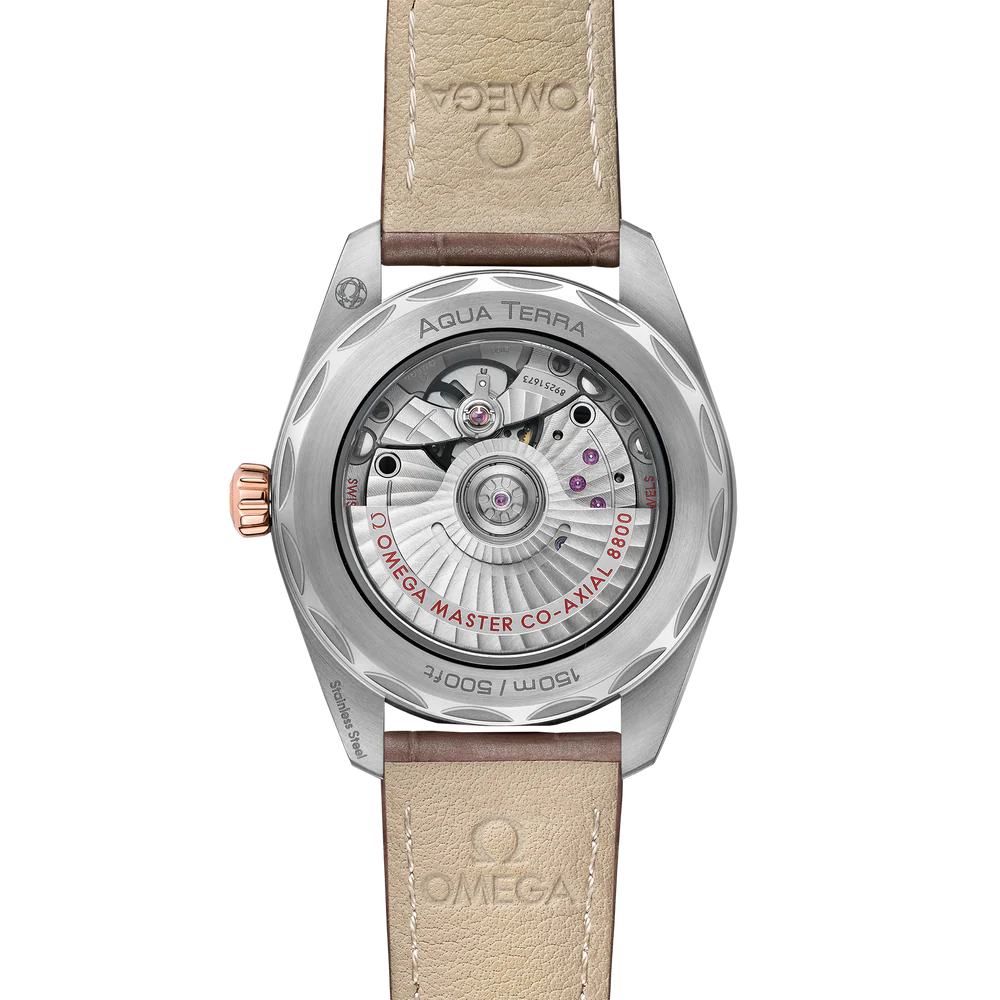Omega Seamaster Aqua Terra 150M 38 mm Grey Dial Stainless Steel and  Sedna™ 18k Rose Gold Strap 220.23.38.20.06.001