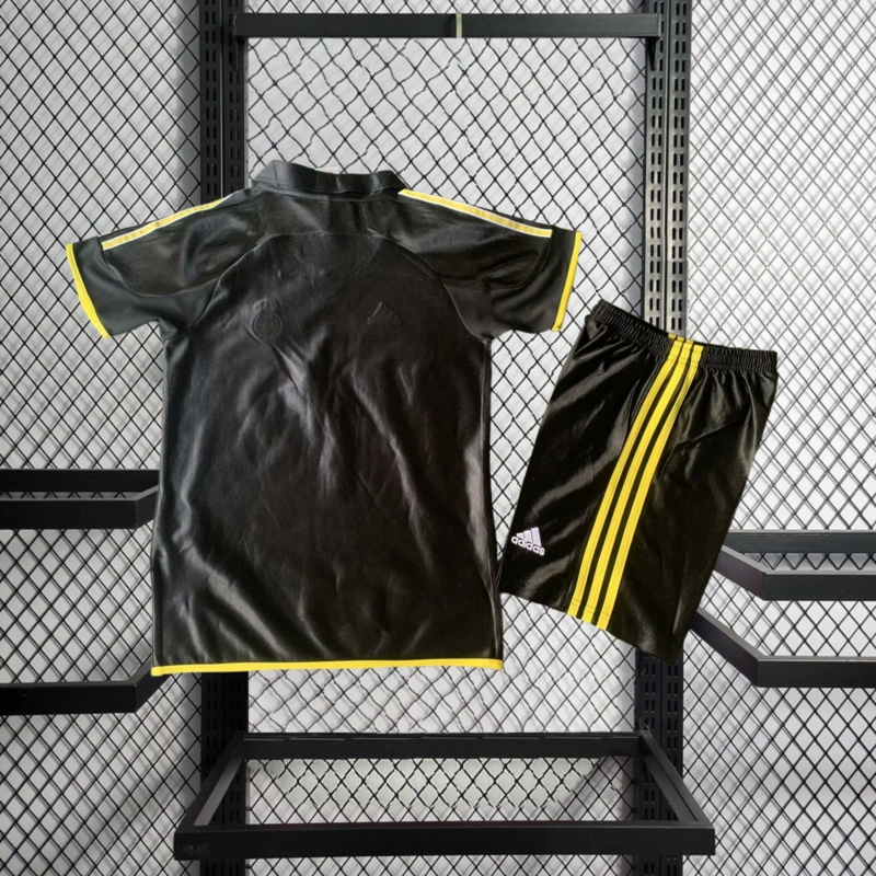 Retro kids 1999-01 KIDS Real Madrid away Football jersey retro