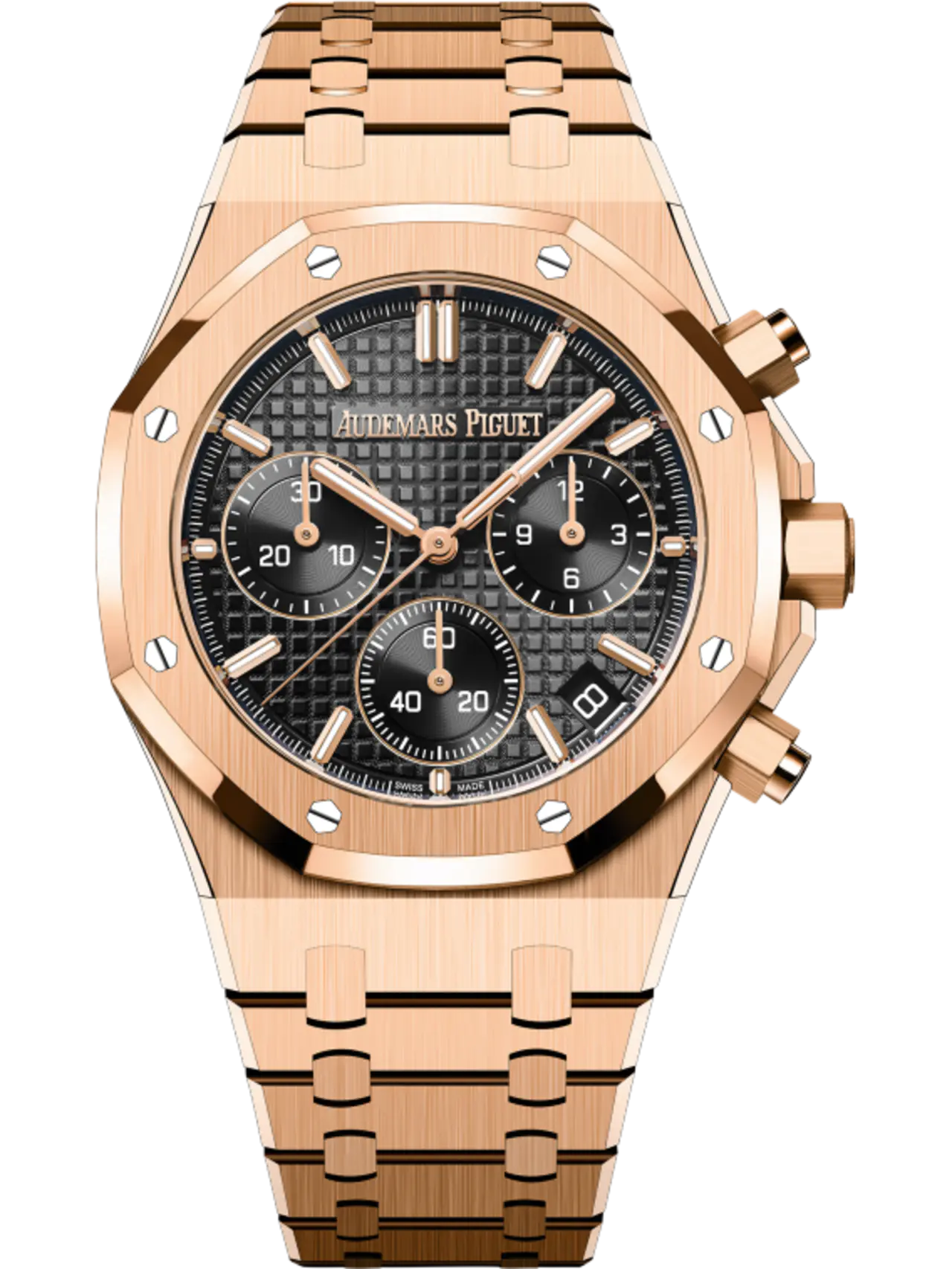 Audemars Piguet ROYAL OAK Pink Gold Black Dial CHRONOGRAPH 41mm 26240OR.OO.1320OR.06