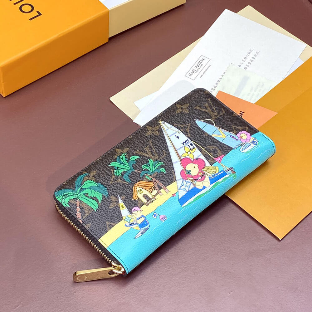 Louis Vuitton Monogram Vivienne Skating Zippy Wallet