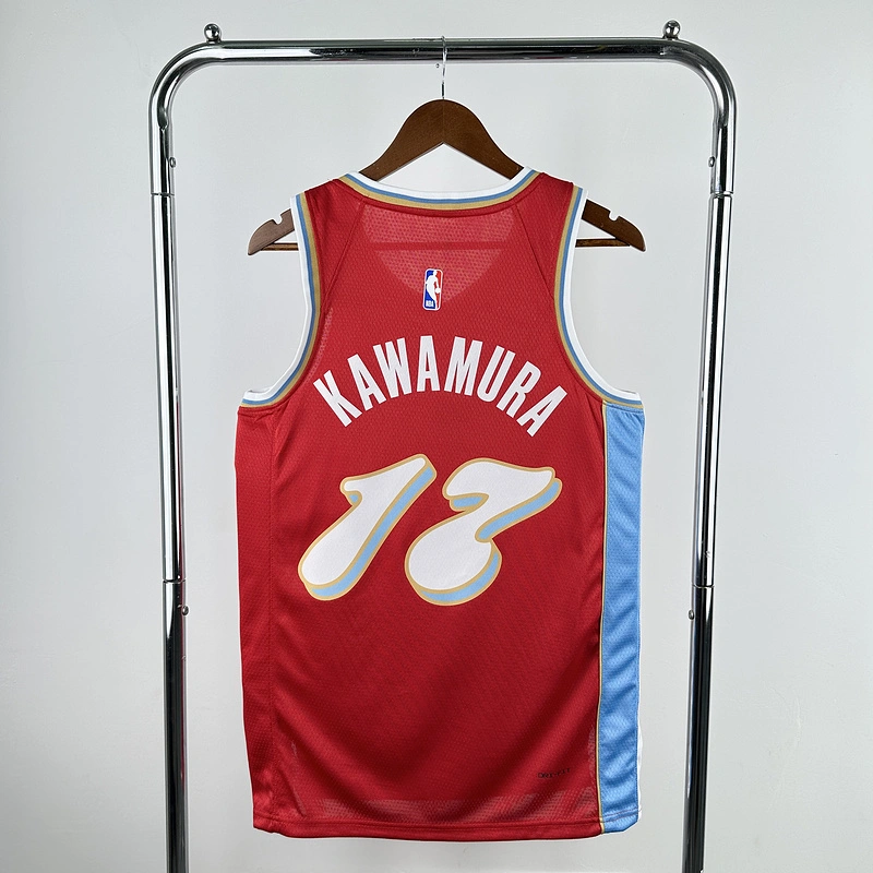 2025 NBA Memphis Grizzlies 17 KAWAMURA Basketball Jersey
