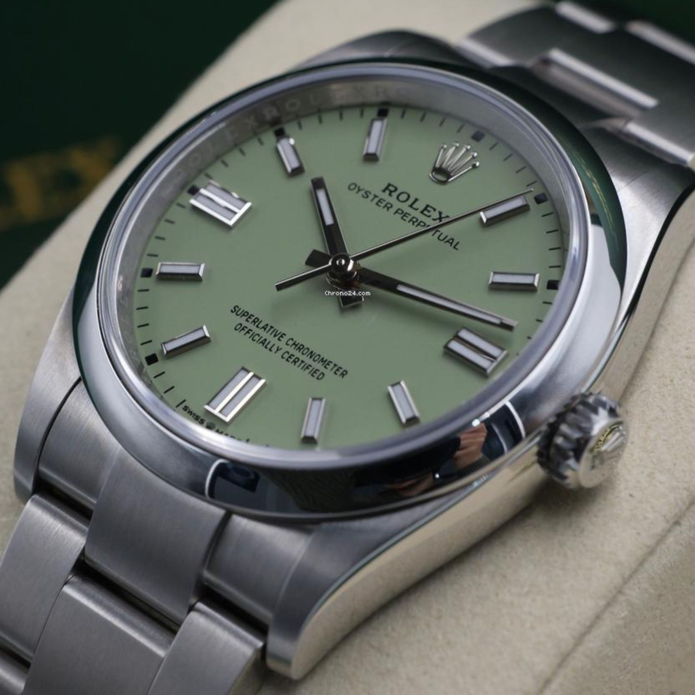 [Superclone] Rolex Oyster Perpetual 41mm Pistachio Dial Oyster 134300