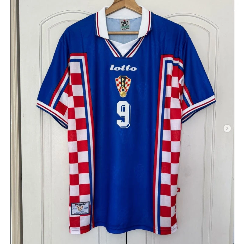 Retro 1998 Croatia Away Football jersey retro