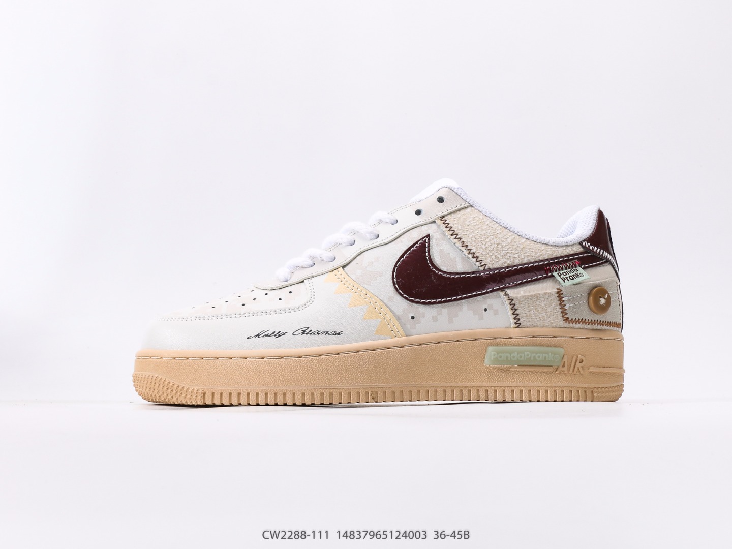 Nike Air Force 1 Low Western Patchwork Beige Variant
